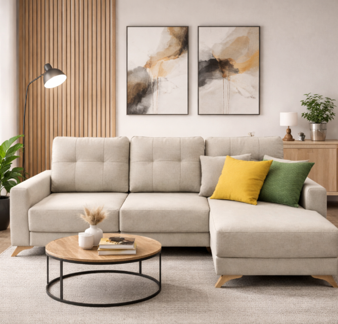 1861-NORD   Sofá de 265cms.